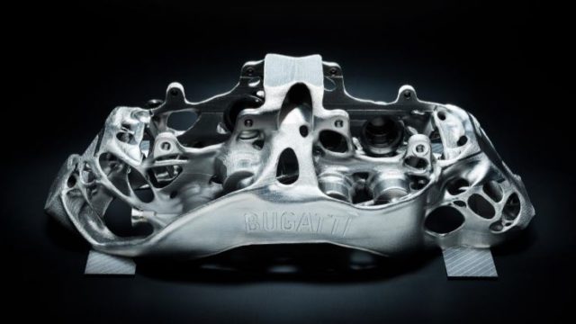 Bugatti has 3D-printed a brake caliper… from titanium