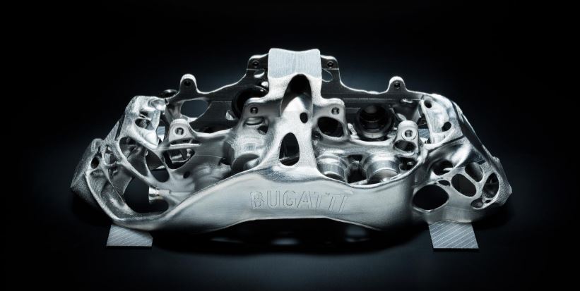 Bugatti has 3D-printed a brake caliper… from titanium